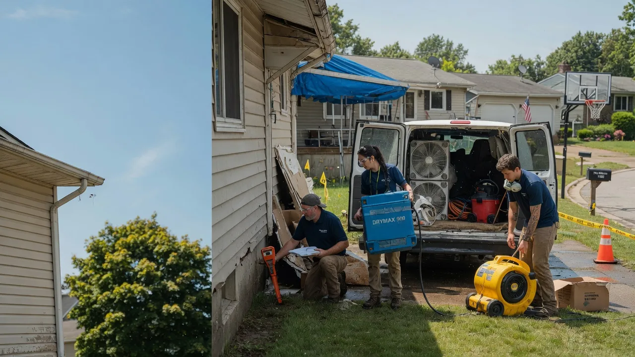 Ceiling Leak Cleanup in New Waverly, IN near me
