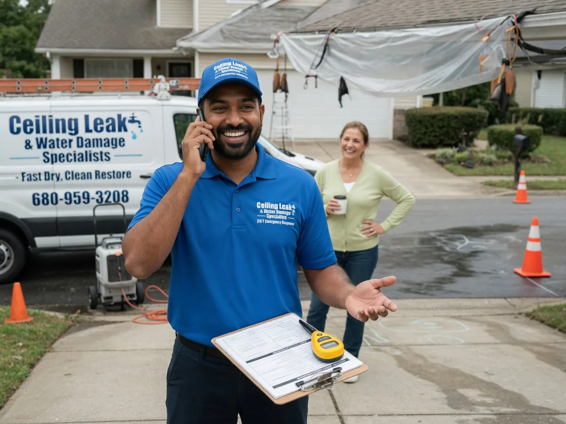 Ceiling Leak Cleanup New Waverly, IN FAQs